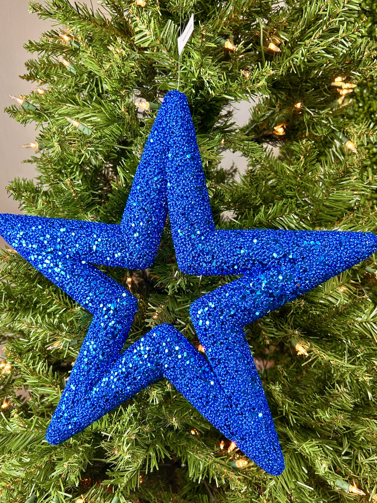 14 Inch Blue Star Ornament