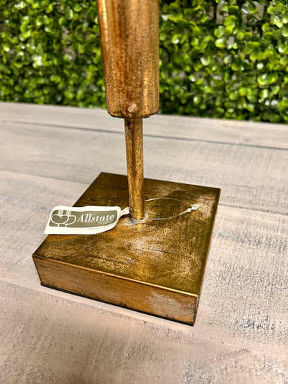 23.5 Inch Metal Tube Holder With Plate