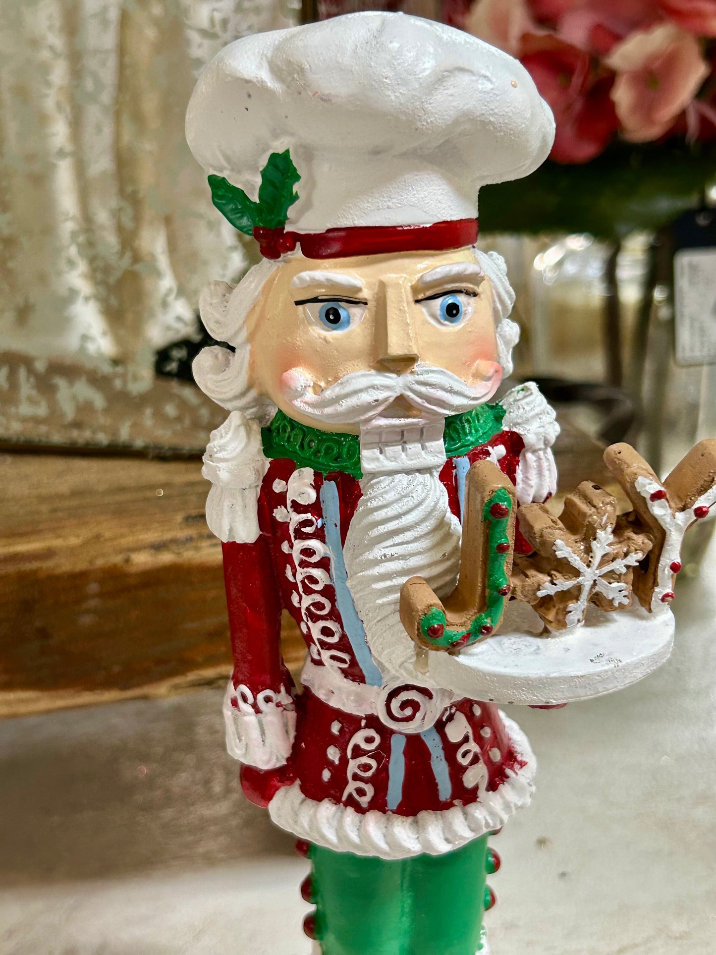 10.5 Inch Resin Gingerbread Nutcracker Two Styles