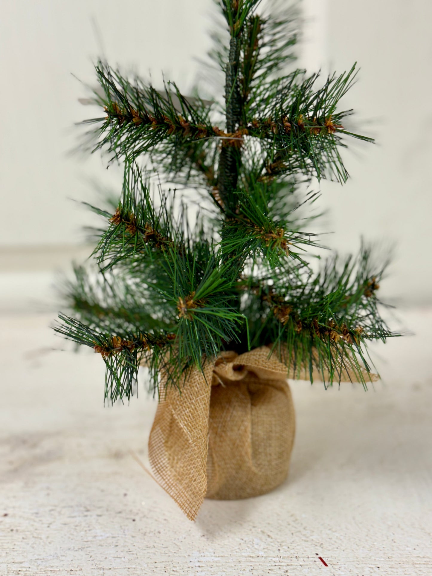 11 Inch Tabletop Mini Pine Tree