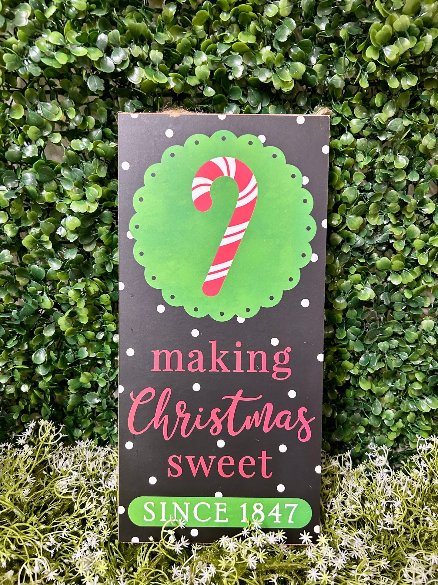 12.5 Inch Making Christmas Sweet Wood Sign