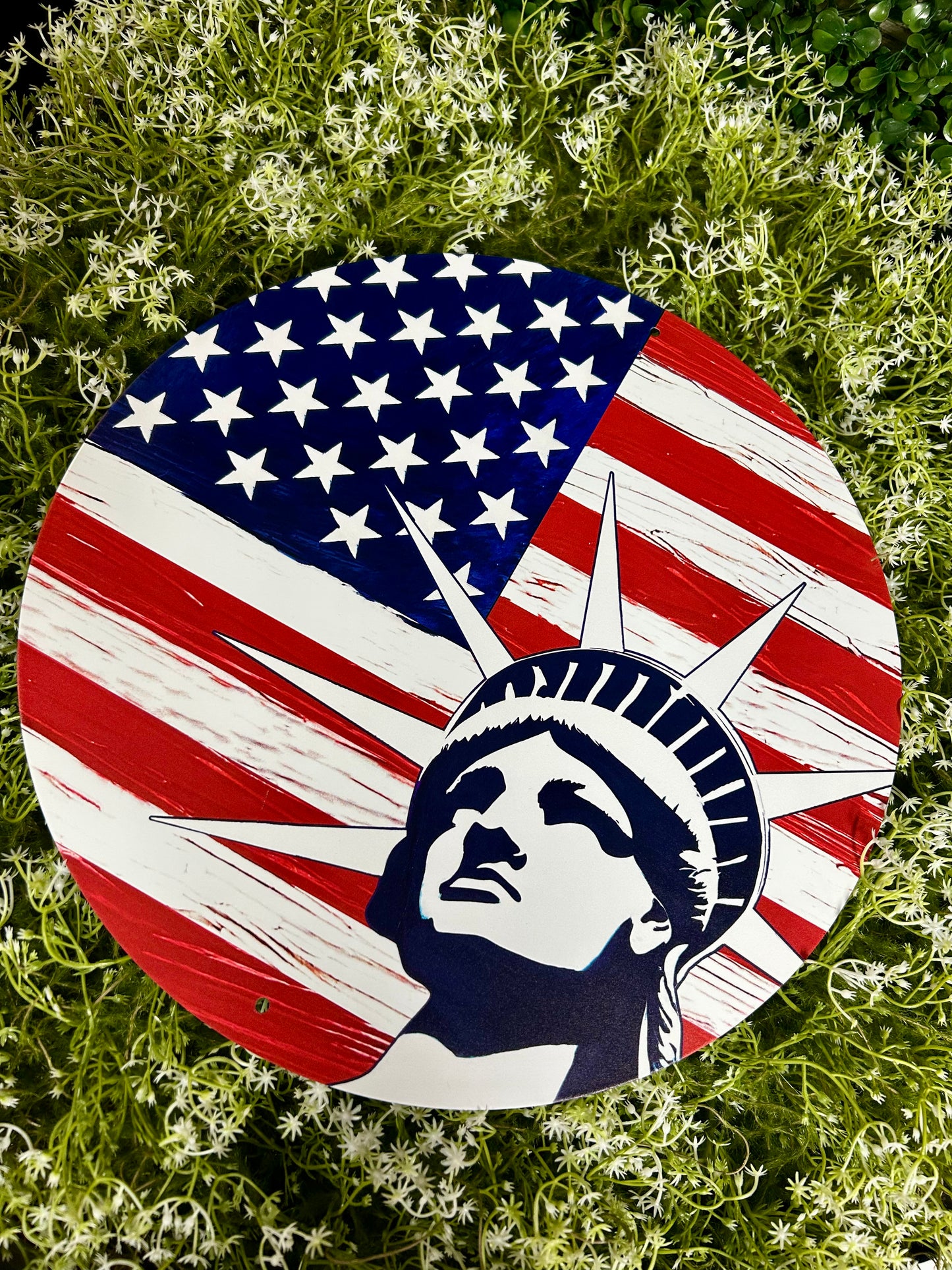 12 Inch Abstract Statue Of Liberty Sign