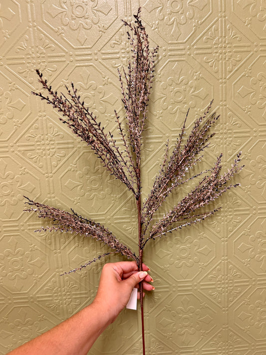31 Inch Natural Ice Pampas Spray