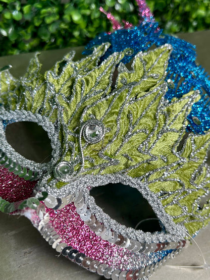 19 Inch Mardi Gras Mask Pick