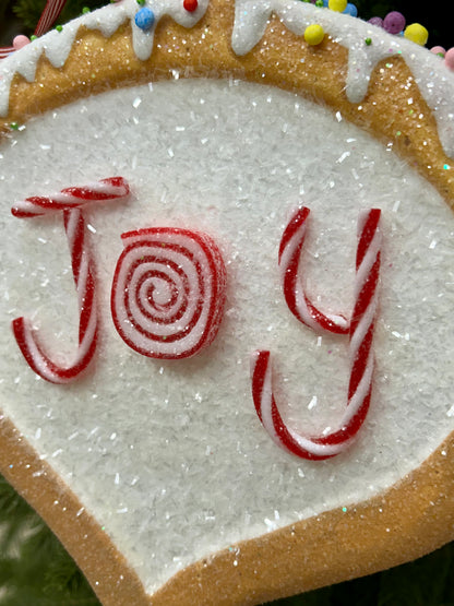 9.25 Inch Holiday Gingerbread Ornament Three Styles