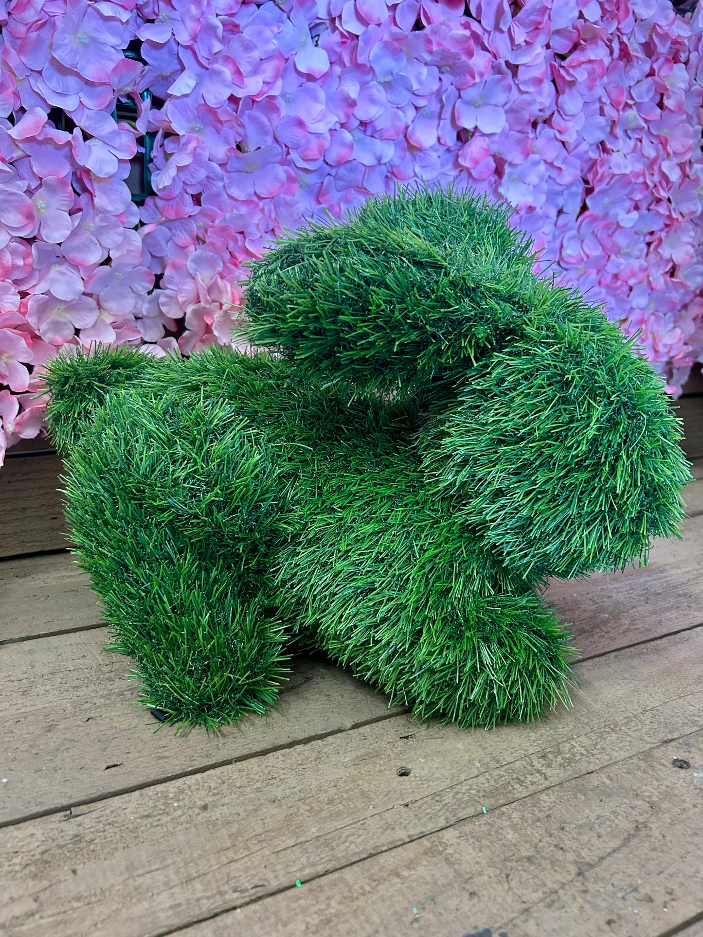 15.5 Inch Soft Touch Grass Garden Bunny