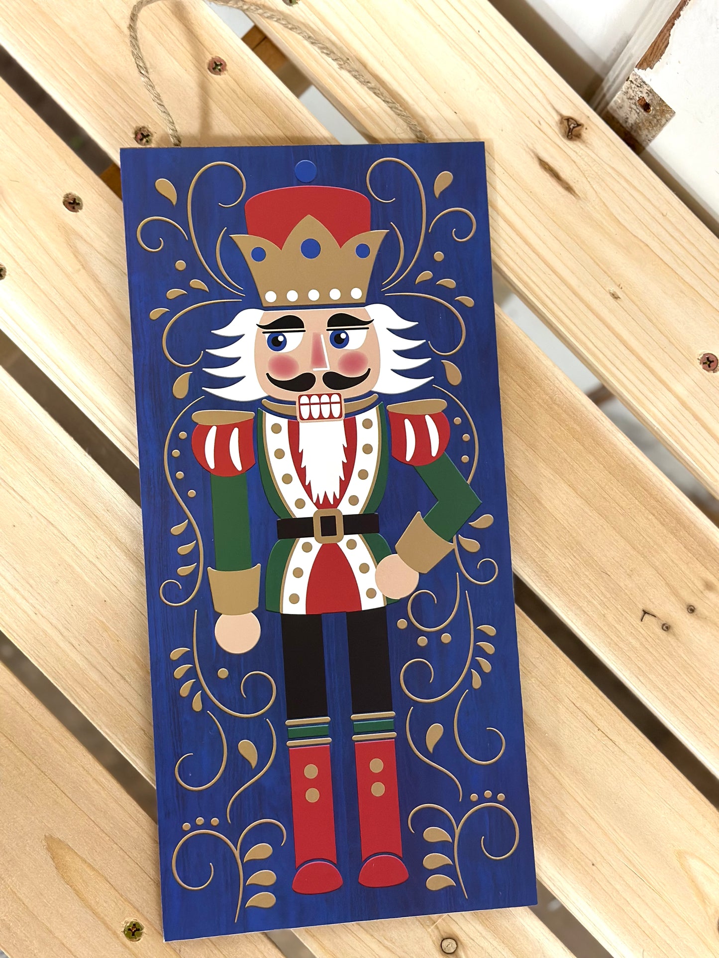 12.5 Inch Navy Nutcracker  Sign