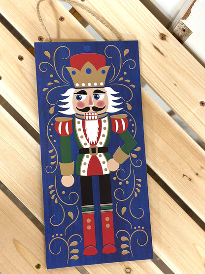 12.5 Inch Navy Nutcracker  Sign