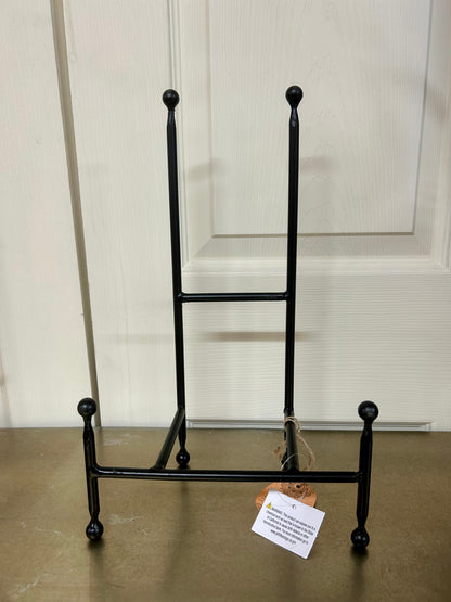 Black Metal Rectangular Tabletop Display Easel With Ball Details Four Sizes