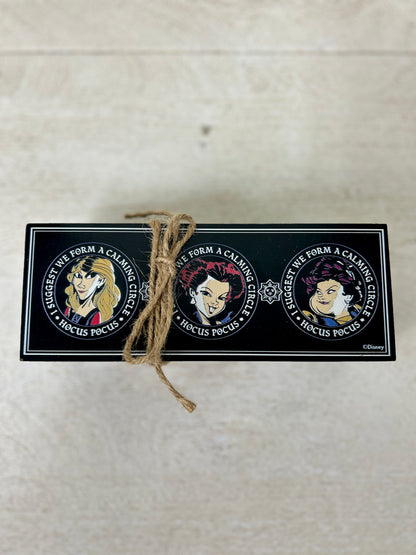 Hocus Pocus Sanderson Sisters Wood Block Stack