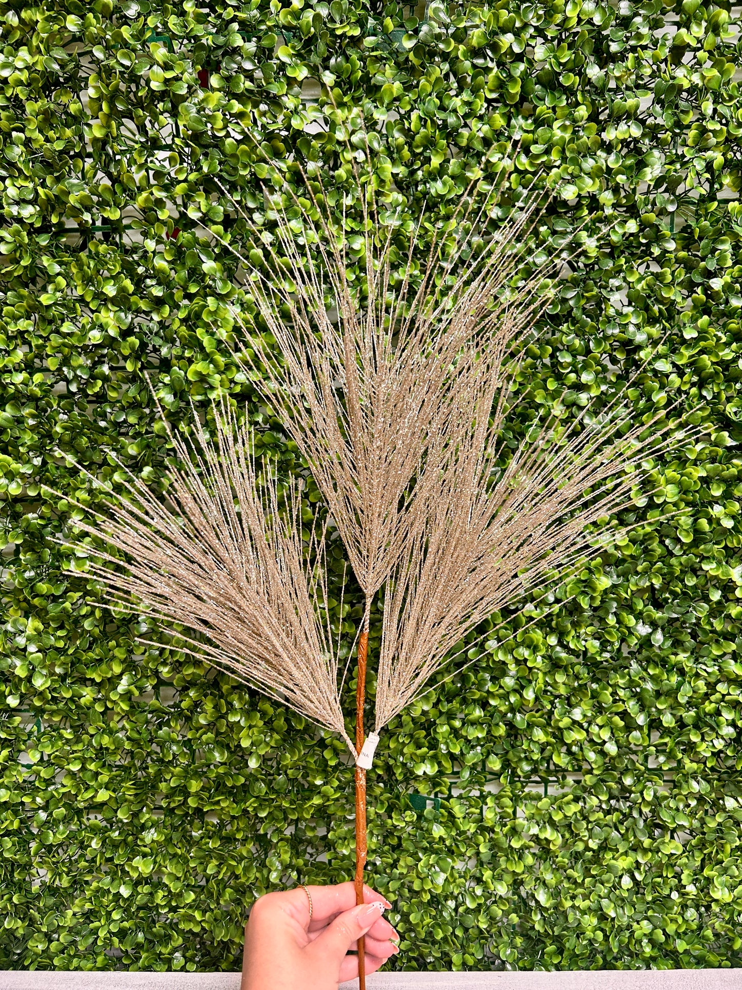 25 Inch Champagne Pine And Needle Branch