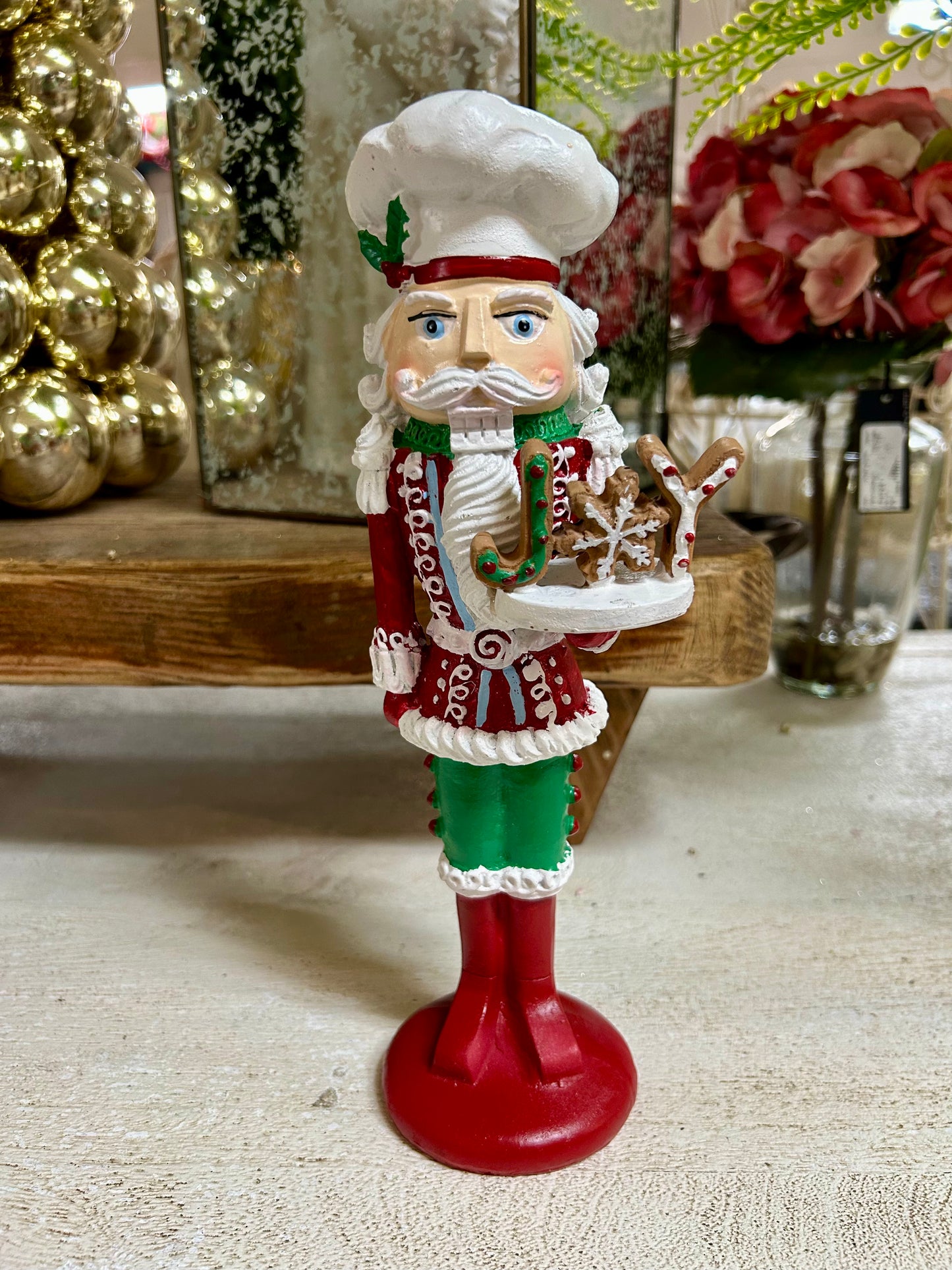 10.5 Inch Resin Gingerbread Nutcracker Two Styles