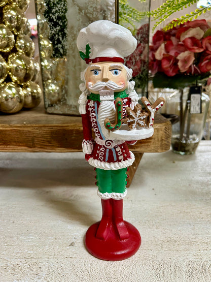 10.5 Inch Resin Gingerbread Nutcracker Two Styles