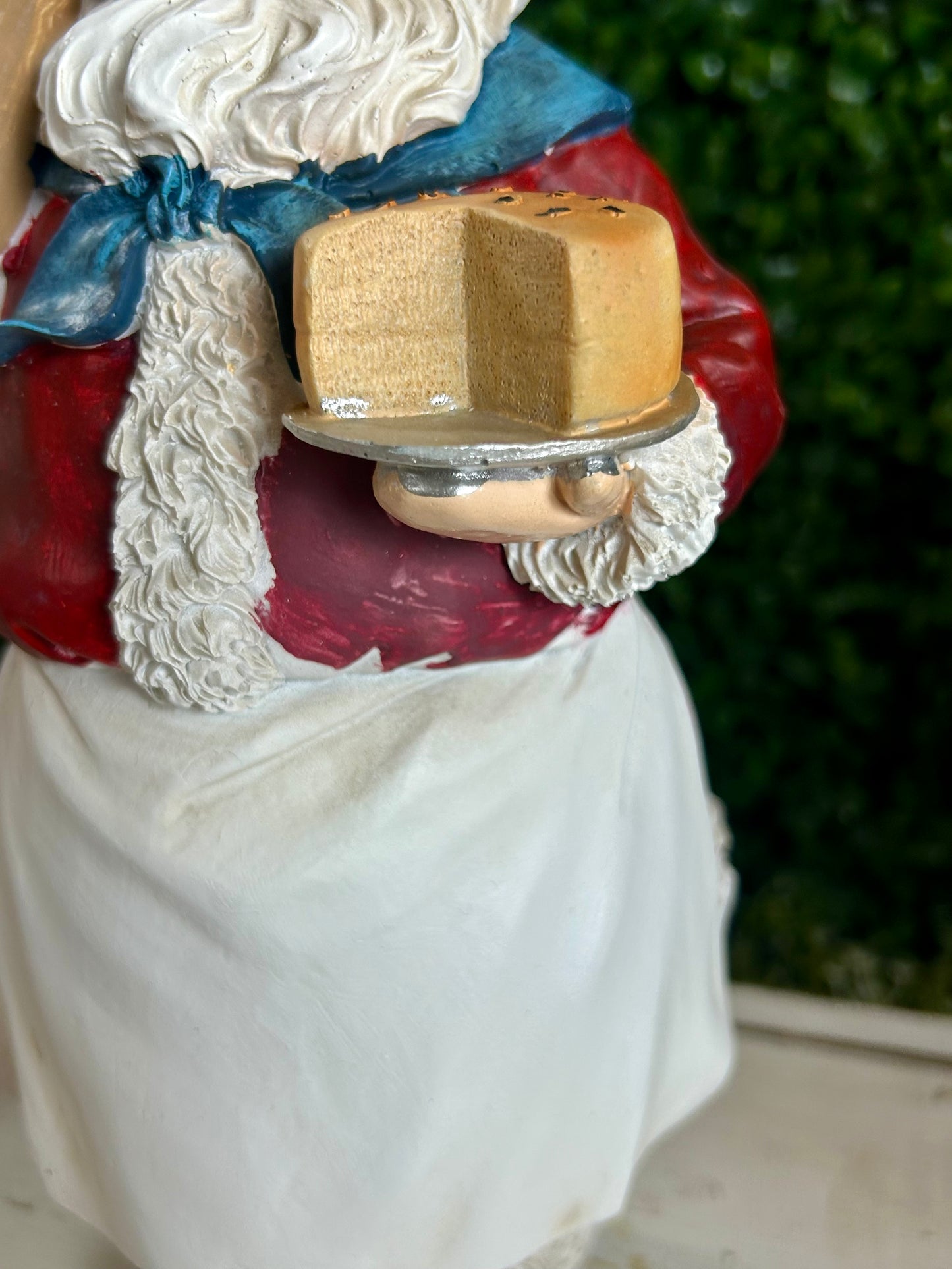 12 Inch Resin Holiday Chef Santa Figurine Two Styles