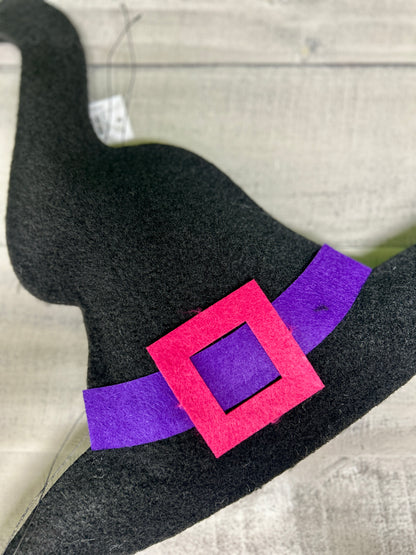 14 Inch Black Felt Witch Hat Attachment Decor