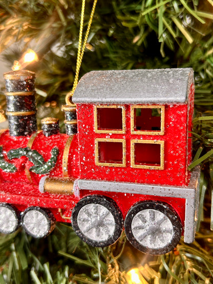 3 Inch Holiday Train Ornament