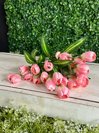 18.5 Inch Pink Crocus Bush