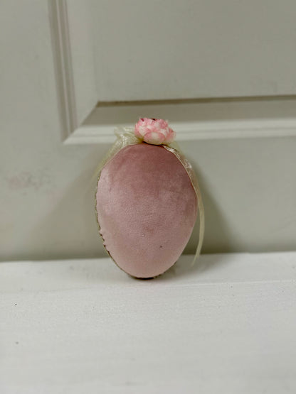 6 Inch Paisley And Velvet Easter Eggs Two Styles