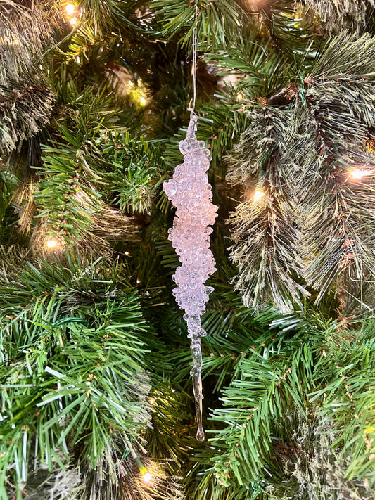 10 Inch Beaded Icicle Drop Ornament