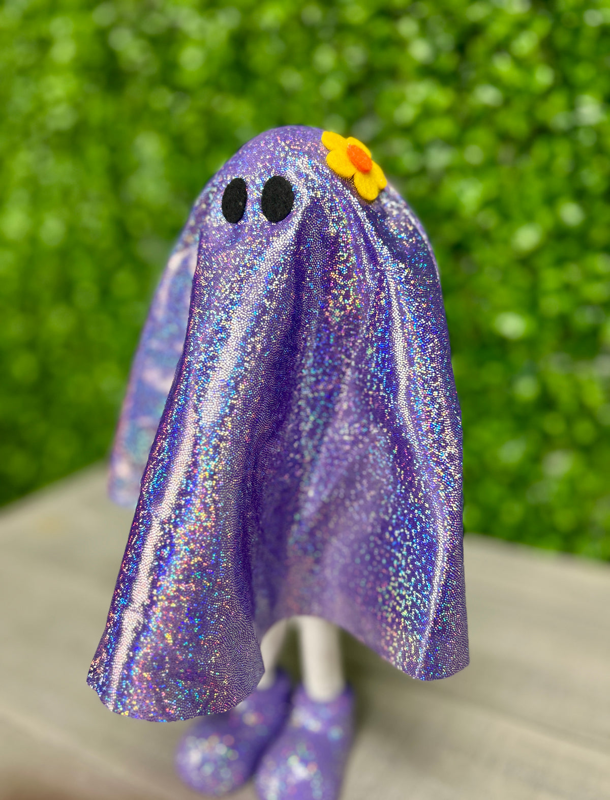 11.42 Inch Resin And Fabric Halloween Ghost Four Styles