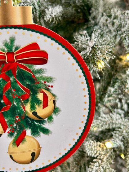 5.5 Inch Double Sided Bells Ornament Two Styles