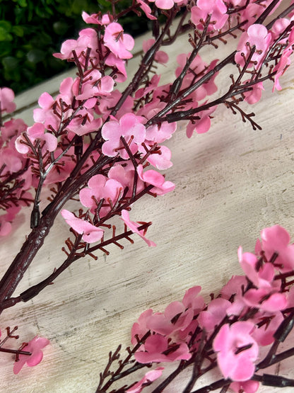 40 Inch Pink Blossom Branch