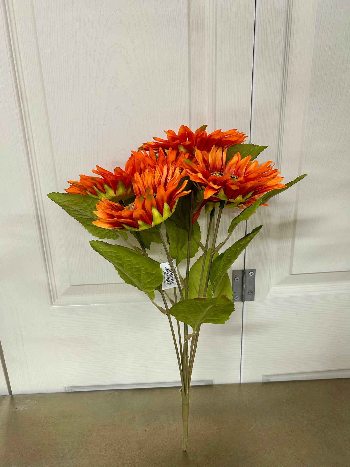 20 Inch Orange Sunflower Bush