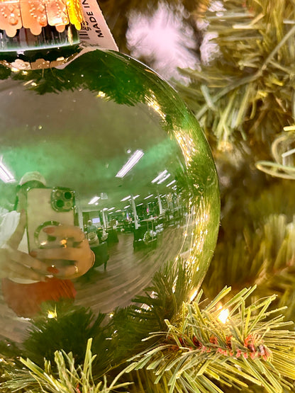 4.75 Inch Hunter Green Lacquer Ornament Ball