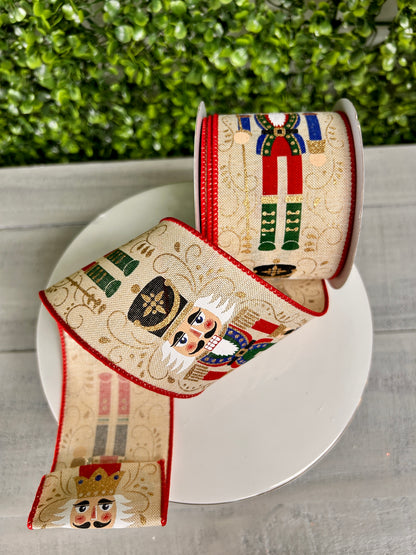 Nutcrackers On Royal Ribbon