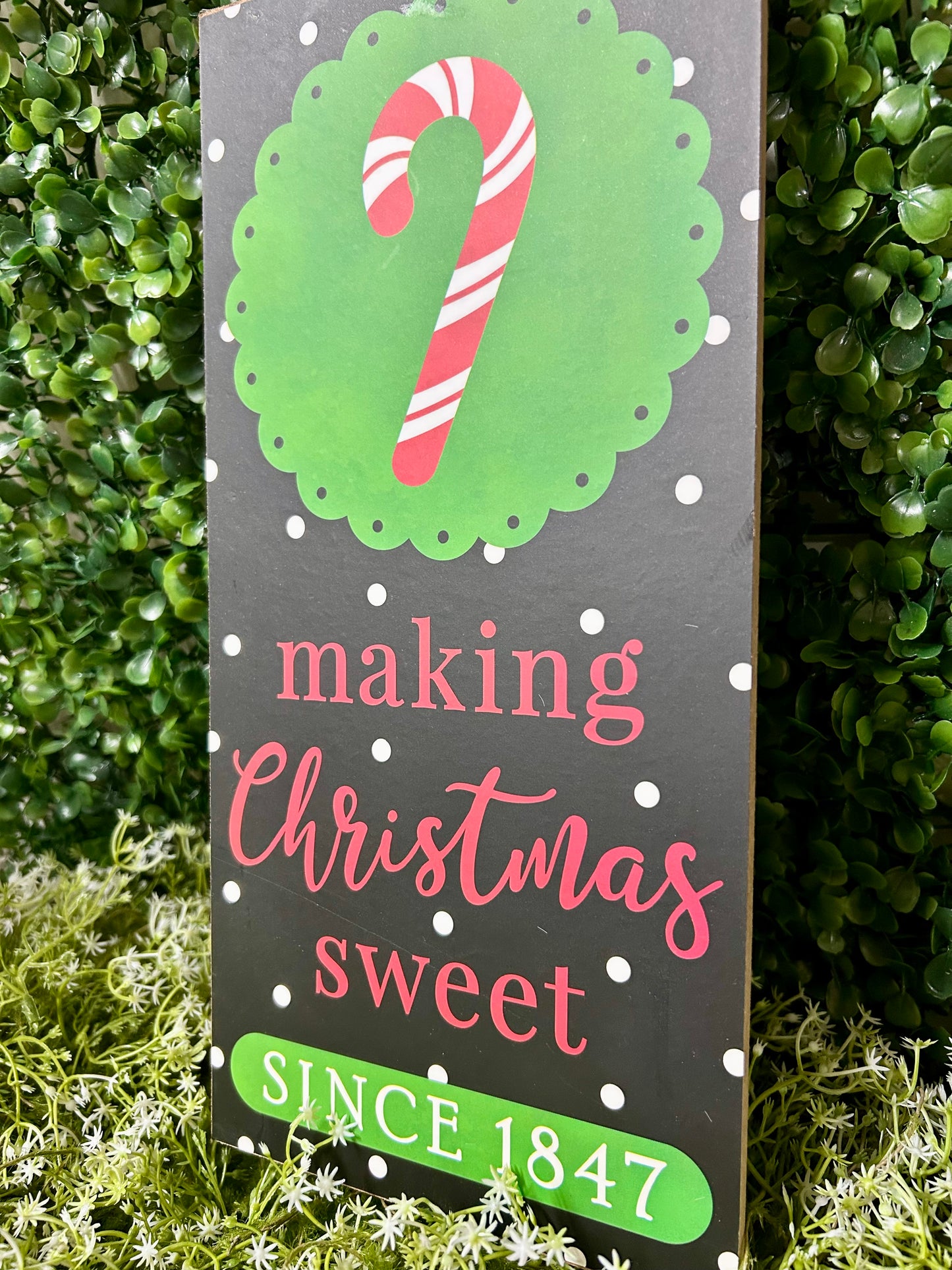 12.5 Inch Making Christmas Sweet Wood Sign