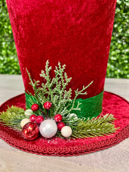 10.5 Inch Holly Pine Top Hat