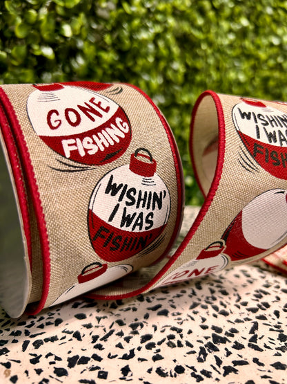 2.5 Inch By 10 Yard Fishing Bobbers Ribbon