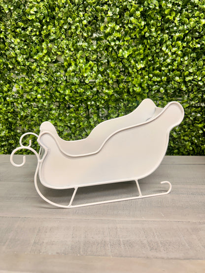 Metal Holiday Sleigh Three Assorted
