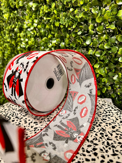 2.5 Inch By 10 Yard Vampires Ribbon