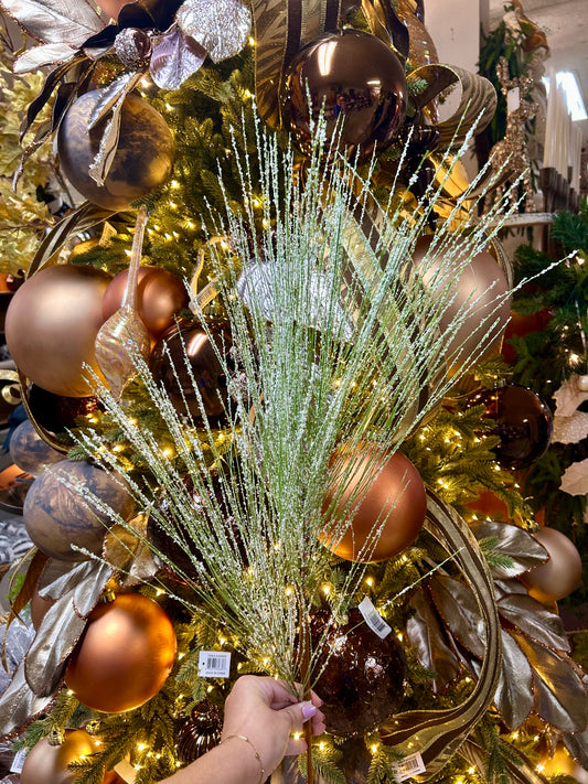 39 Inch Ice And Snow Pine Spray