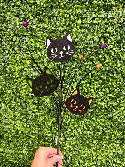 23 Inch Glitter Felt Cat Spray