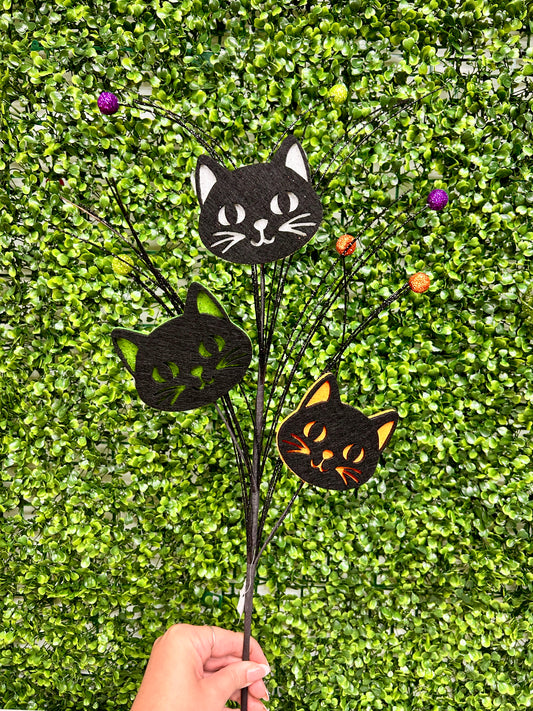 23 Inch Glitter Felt Cat Spray