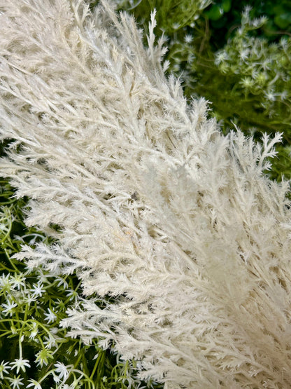 39 Inch Ivory Pampas Grass Plume Spray