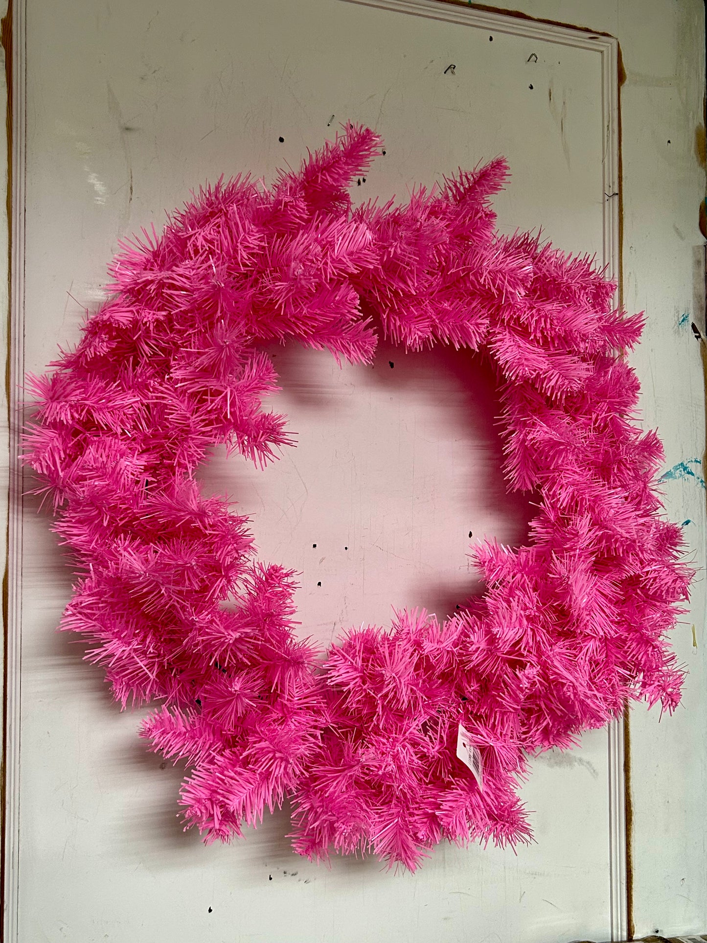 24 Inch Pink Pine Wreath