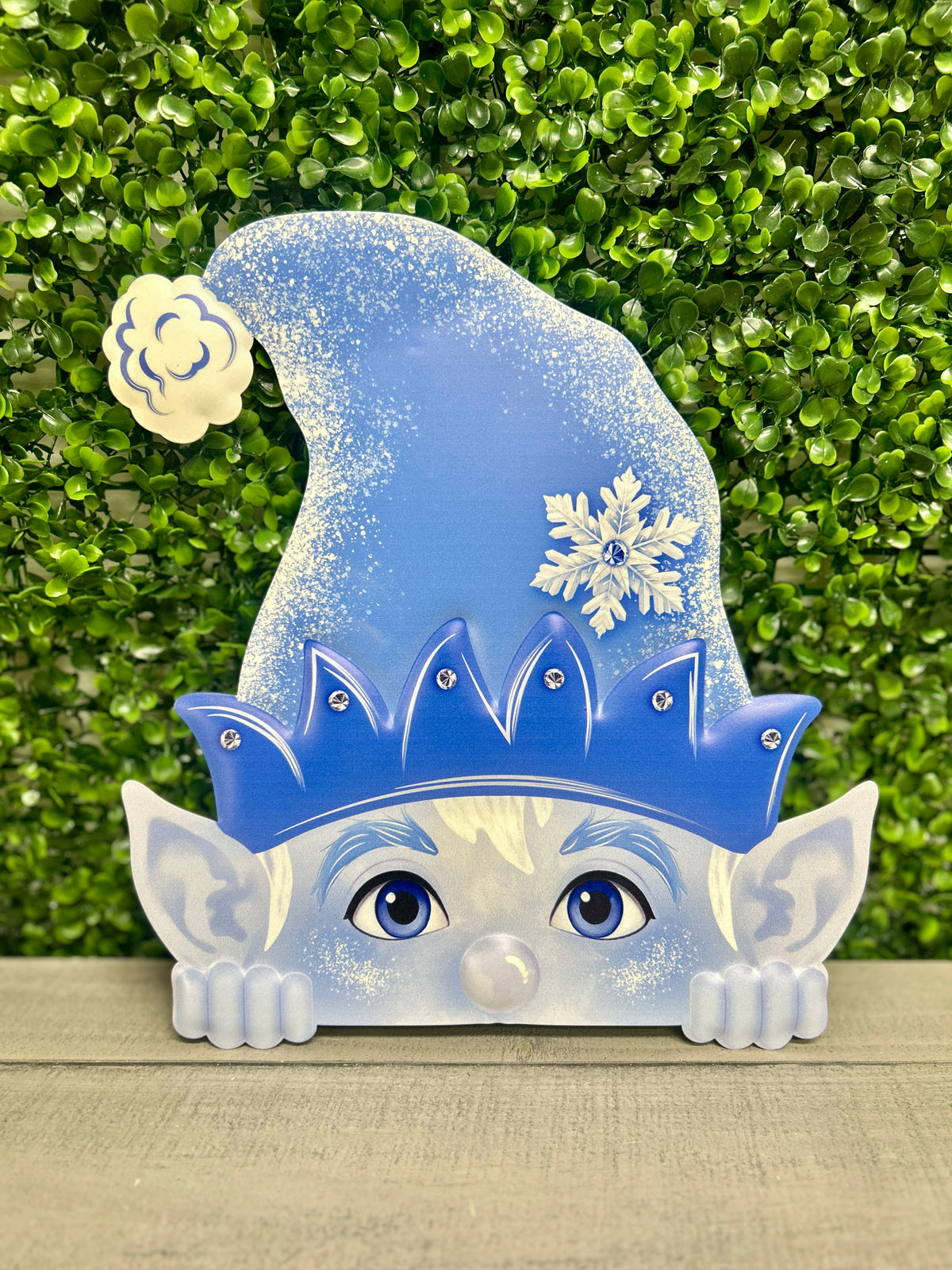 12 Inch Peeking Jack Frost Sign