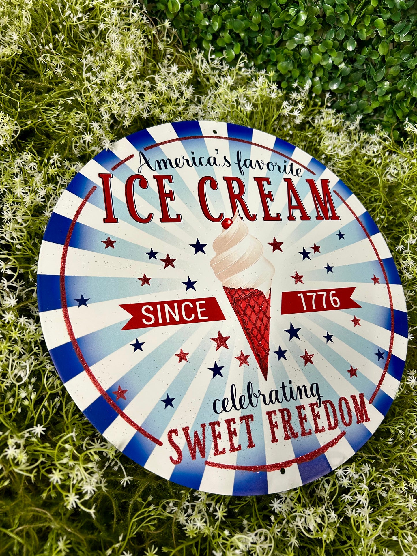 12 Inch America's Ice Cream Metal Sign