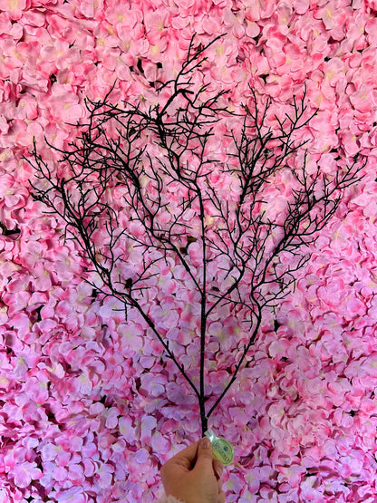 29 Inch Black Hanging Glitter Branch Spray