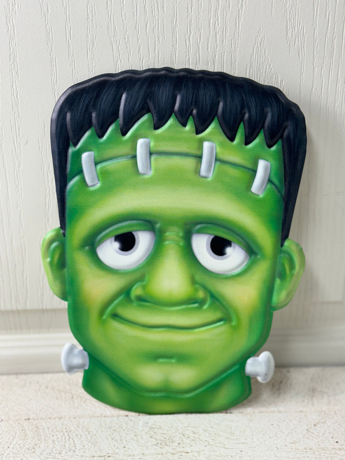 10 Inch Frankenstein Metal Face Sign