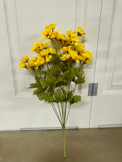 19.5 Inch Yellow Wild Daisy Bush