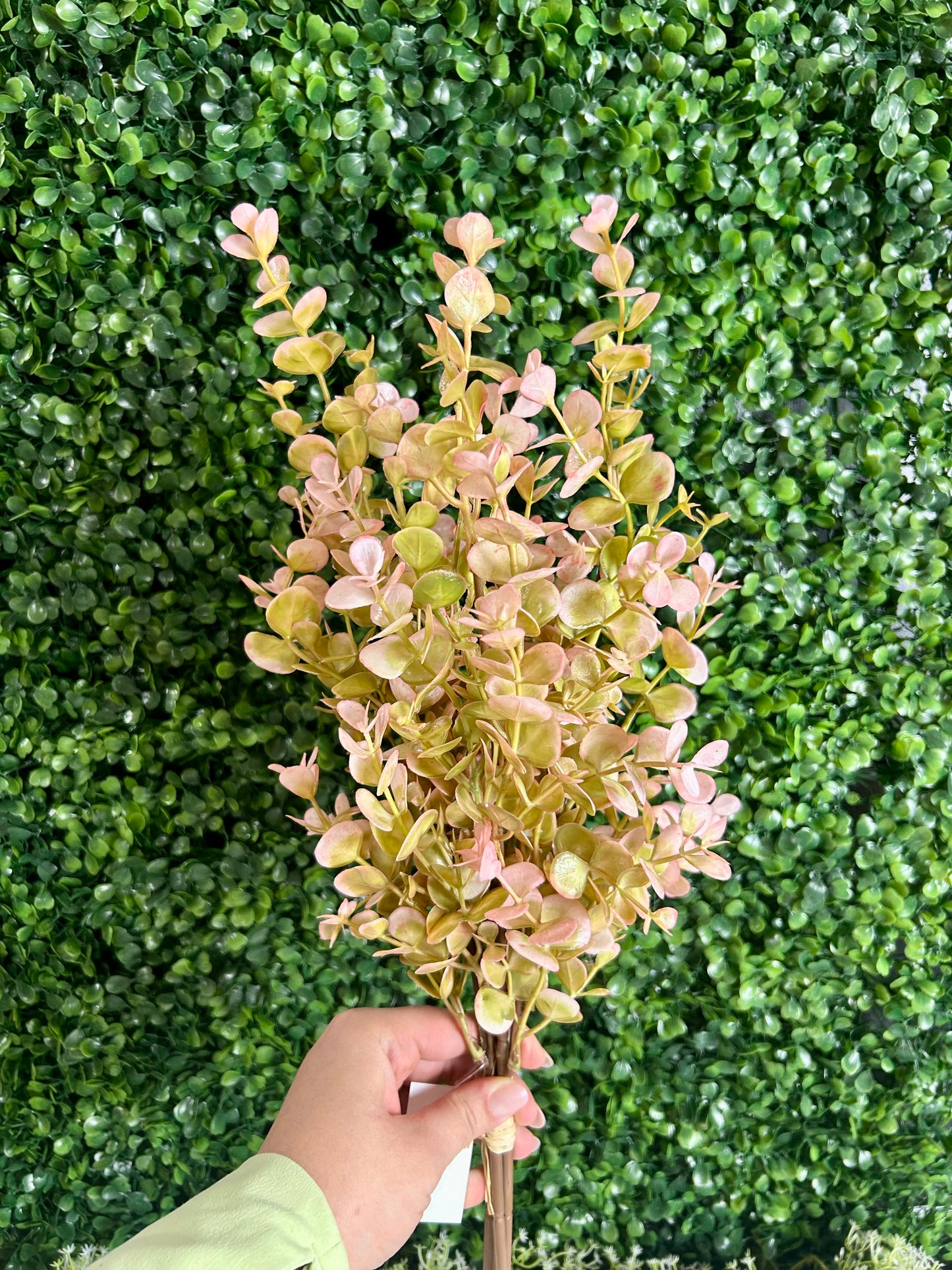 21 Inch Pink And Green Eucalyptus Bundle