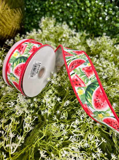 1.5 Inch By 10 Yard Watermelon Ribbon