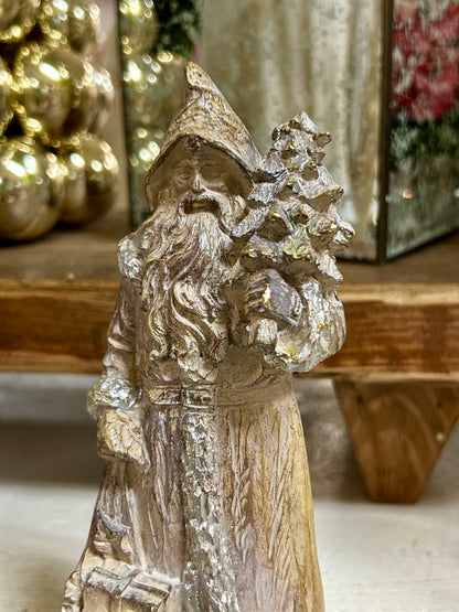 9.65 Inch Resin Holiday Santa Two Styles