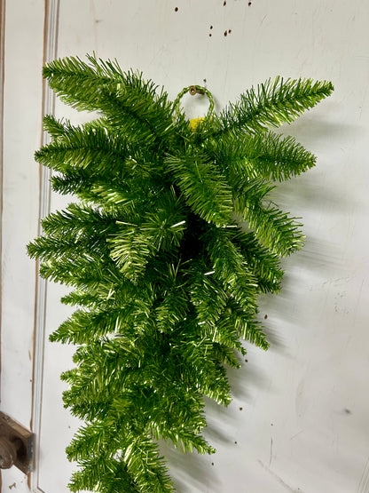 30 Inch Metallic Green Teardrop