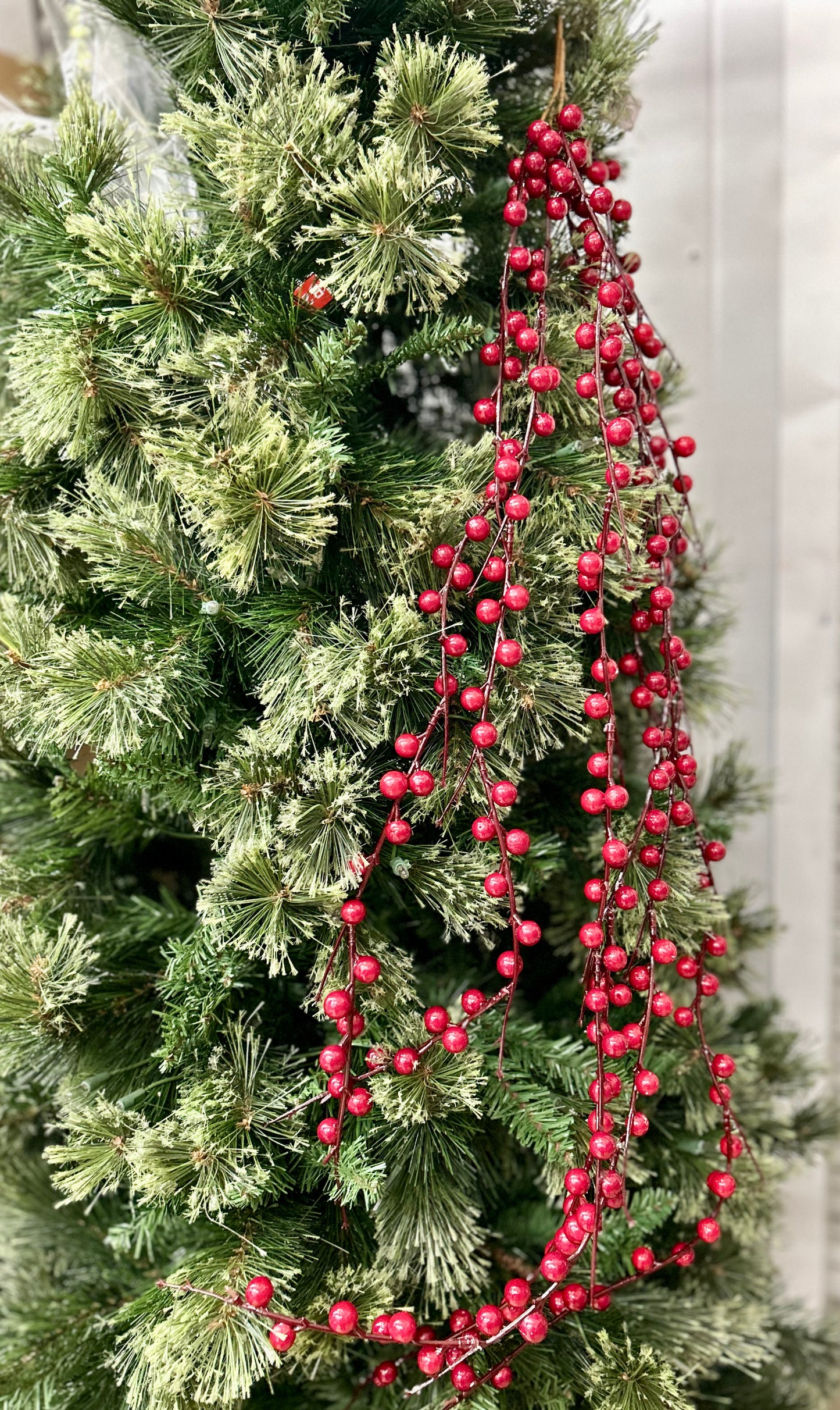 36 Inch Red Berry Garland