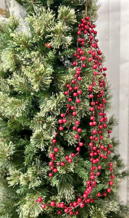 36 Inch Red Berry Garland